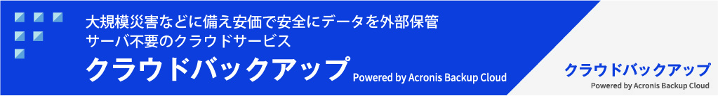 クラウドバックアップ